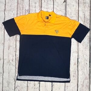 West Virginia Mountaineers University College Polo Golf Tennis Sports Shirt